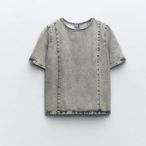 Zara women’s denim shirt